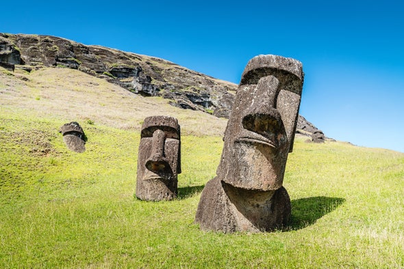 Image result for easter island statues