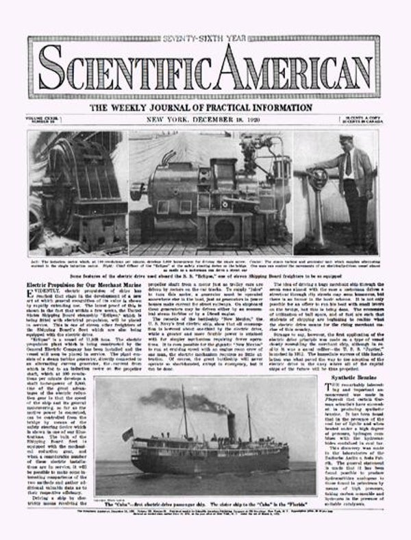 Scientific American Magazine Vol 123 Issue 25