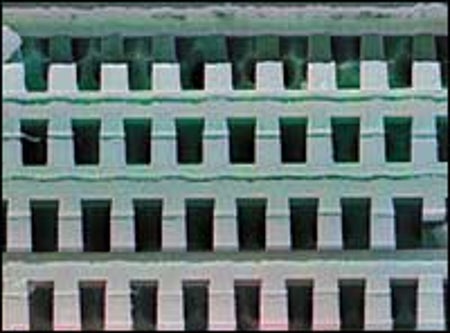 Vertical stack of memory cells
