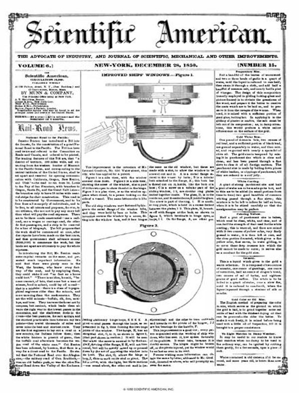 Scientific American Magazine Vol 6 Issue 15