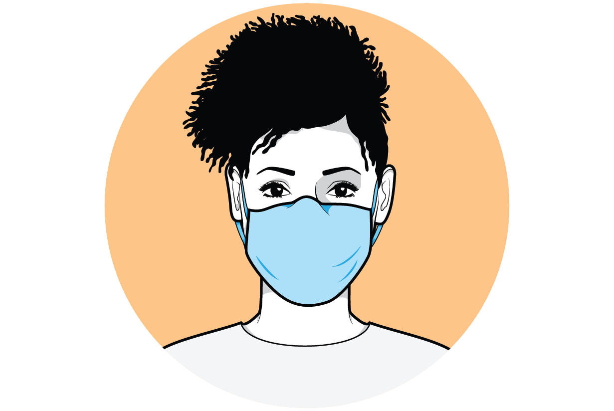 How to wear a face mask to prevent the spread of COVID-19: MedlinePlus  Medical Encyclopedia Image