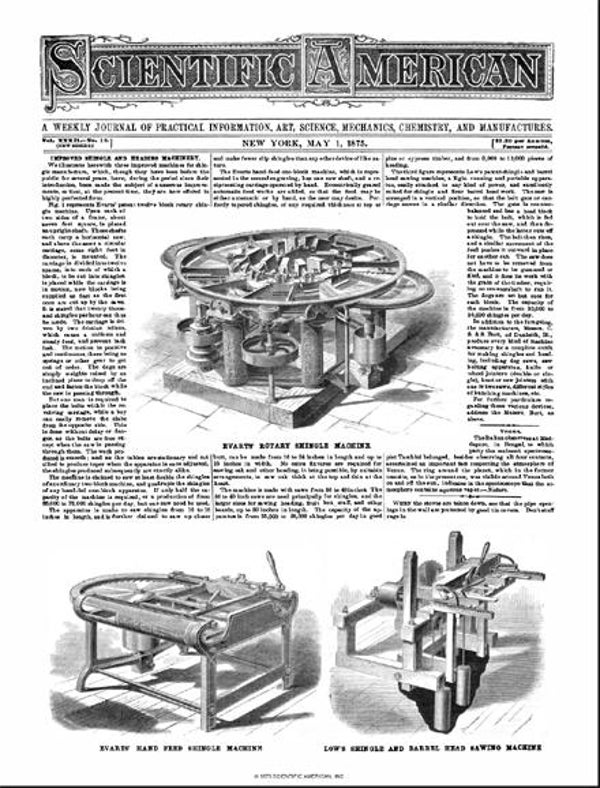 Scientific American Magazine Vol 32 Issue 18