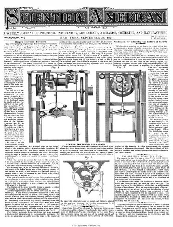 Scientific American Magazine Vol 25 Issue 14