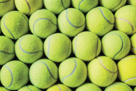 Tennis balls.