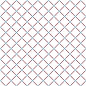Chromatic pincushion grid