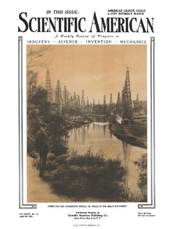 Scientific American Magazine Vol 124 Issue 18