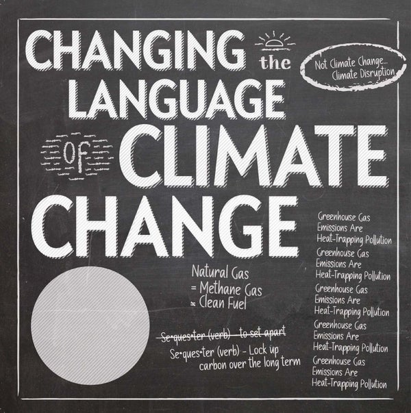 Changing the language of climate change.