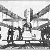 British seaplane with folding wings (for ease of storage) was used at "a naval flying school along the English coast" in 1917.