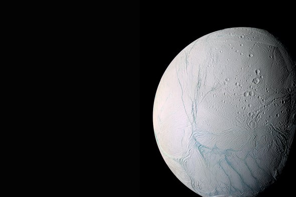 Enceladus's Buried Ocean Is Just beneath the Surface