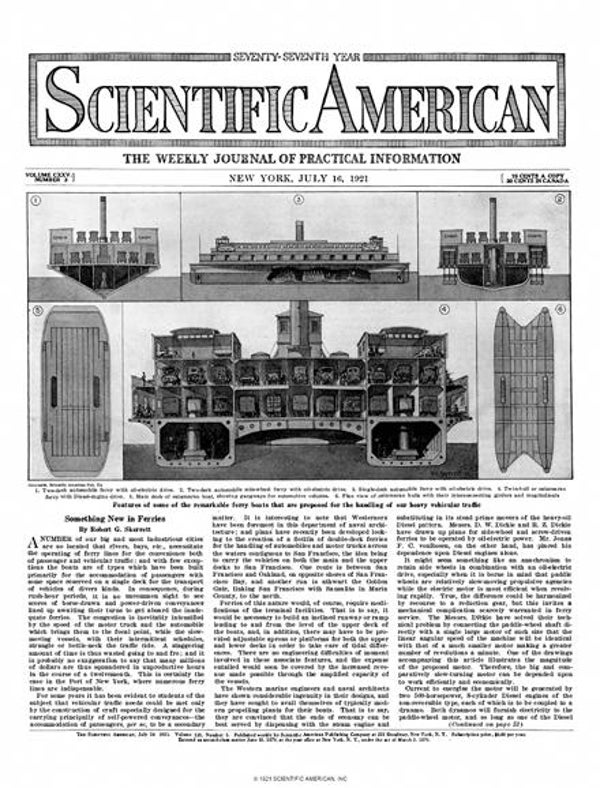 Scientific American Magazine Vol 125 Issue 3