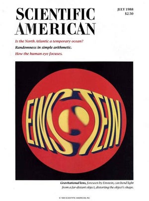 Scientific American Magazine Vol 259 Issue 1