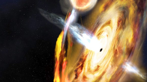 Erupting Black Hole Shows Intriguing "Light Echoes"
