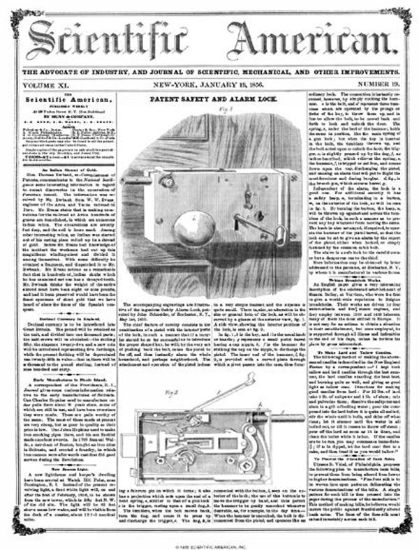 Scientific American Magazine Vol 11 Issue 19