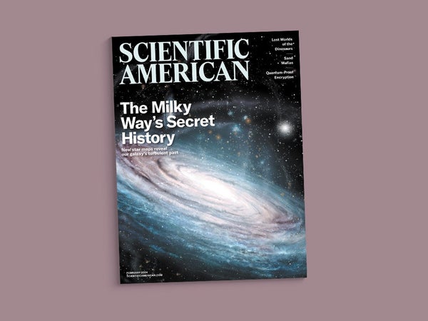 Cover of the February 2024 issue of Scientific American.