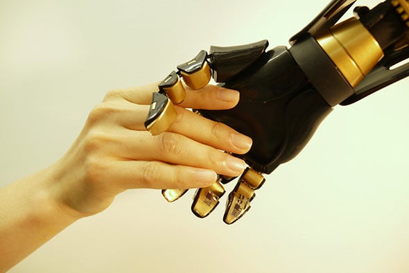 Artificial Skin Sends Touching Signals to Nerve Cells