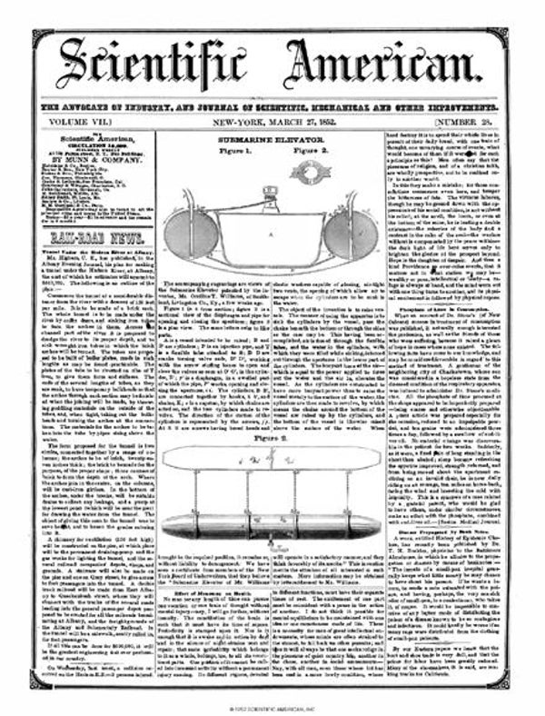 Scientific American Magazine Vol 7 Issue 28