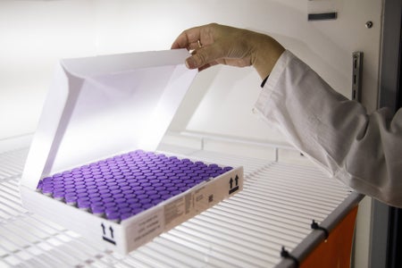 Covid-19 vaccine vials