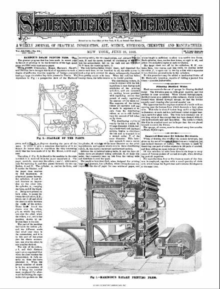 Scientific American Magazine Vol 48 Issue 25