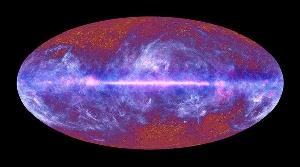 Planck spacecraft produces its first sky map