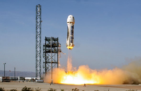 Blue Origin's Suborbital Rocket Passes Milestone Safety Test