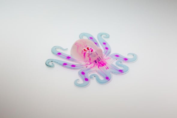 Beyond <i>Terminator</i>: Squishy "Octobot" Heralds New Era of Soft Robotics