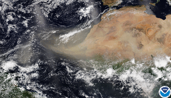 Saharan Dust Plume Slams U.S., Kicking Up Climate Questions