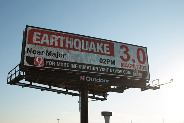 Magnitude 5.0 Earthquake Strikes Oklahoma