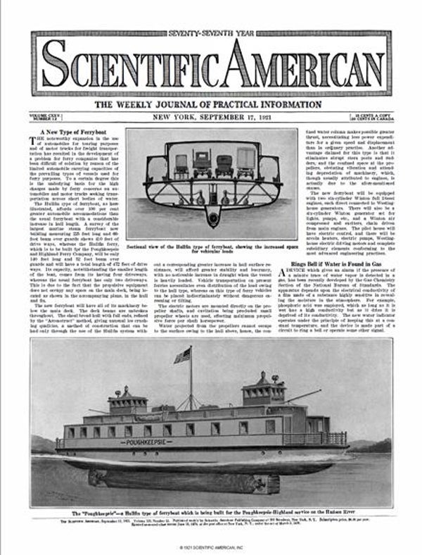Scientific American Magazine Vol 125 Issue 12