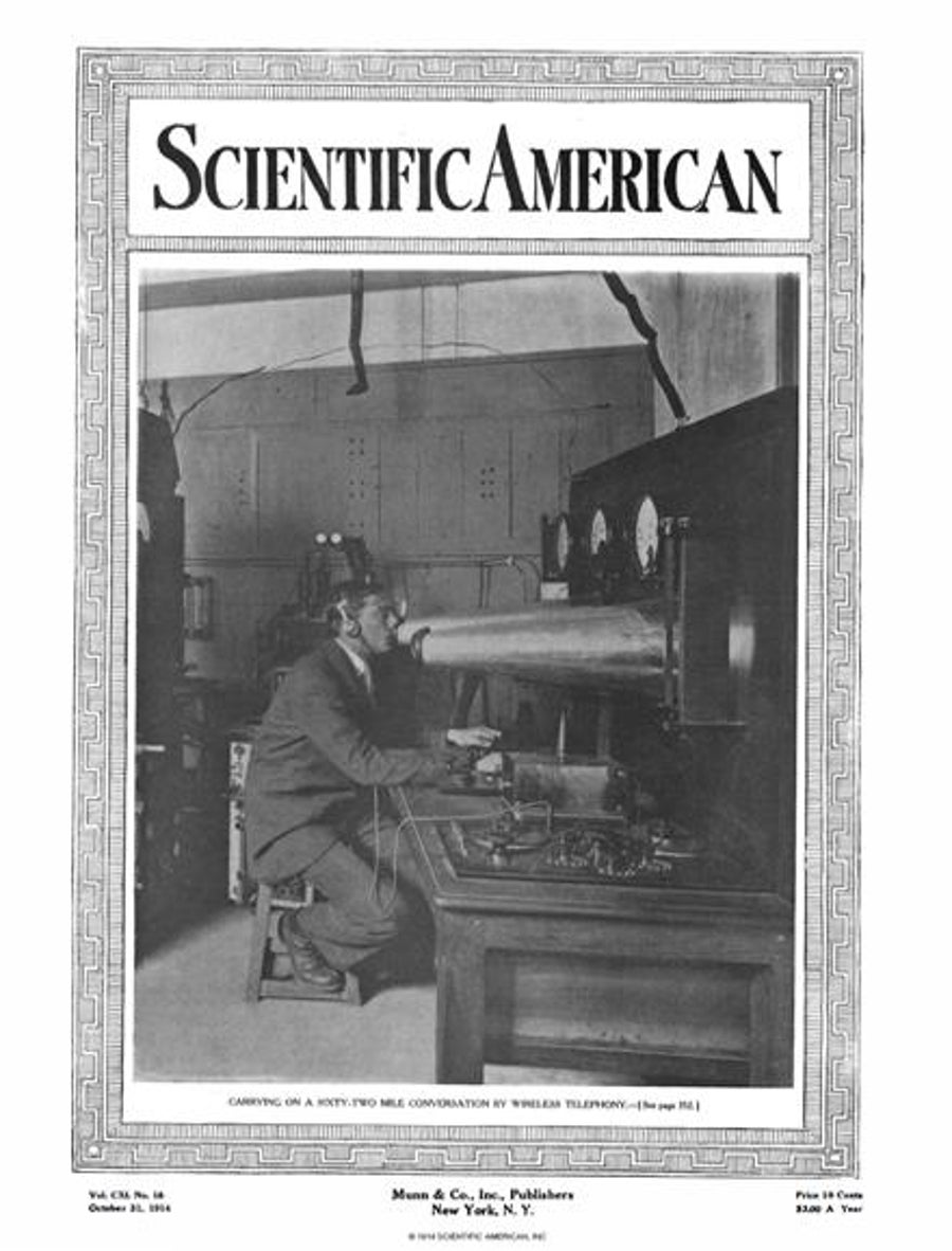 Issue Archive 1914 Scientific American