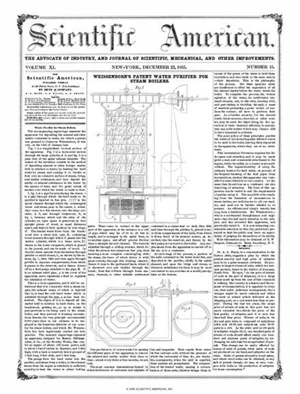 Scientific American Magazine Vol 11 Issue 15