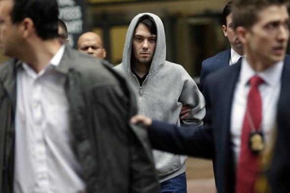 Martin Shkreli Who Raised Drug Prices From 13 50 To 750 Arrested In Securities Fraud Probe Scientific American
