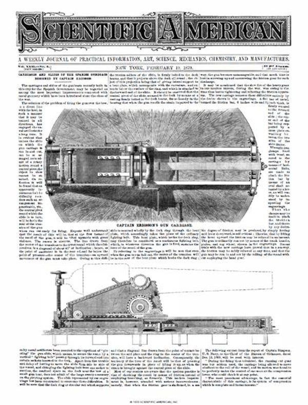 Scientific American Magazine Vol 22 Issue 8