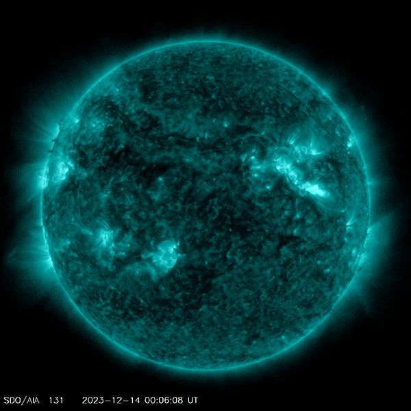 Solar flare captured by Solar Dynamics Observatory