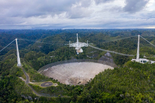 The Arecibo Radio Telescope's Massive Platform Has Collapsed