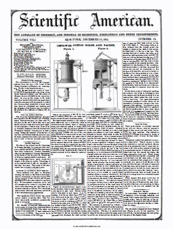 Scientific American Magazine Vol 7 Issue 13