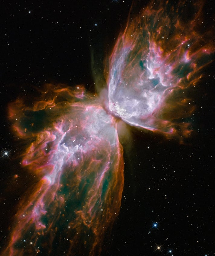 新品未開封　NEBULA BRIGHT IMAGE SEAMLESS NASA's Hubble Dazzles With Young Stars in Trifid Nebula - NASA Science