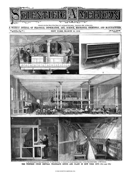 Scientific American Magazine Vol 66 Issue 13