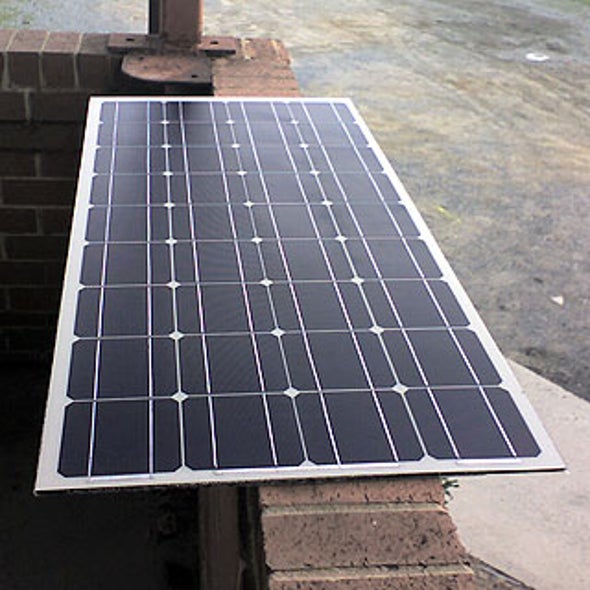 Making a Solar Cell Component without Using Fossil Fuels