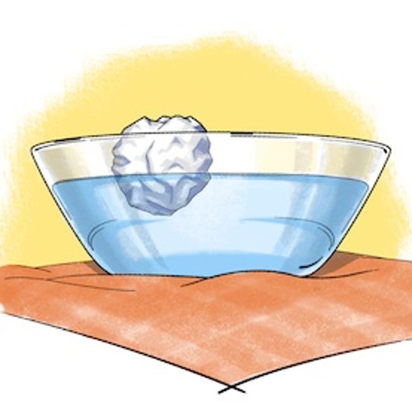 Buoyant Science How Metal "Boats" Float Scientific American