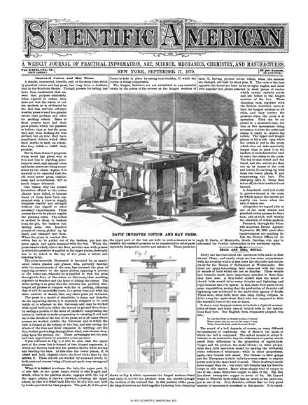 Scientific American Magazine Vol 23 Issue 12