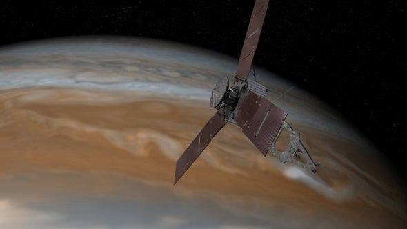 After Glitch, NASA's Juno Probe Resumes Science Mission at Jupiter