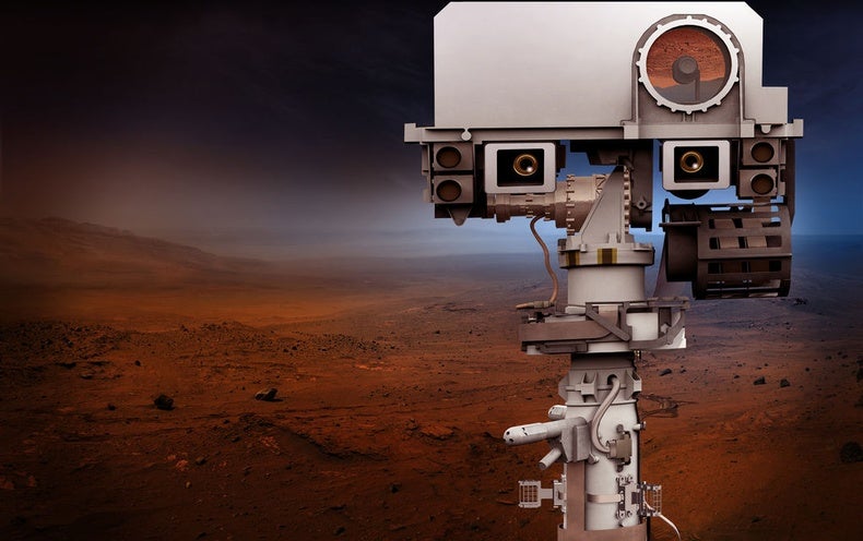 the face of mars rover