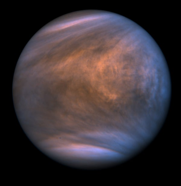 A view of Venus from space