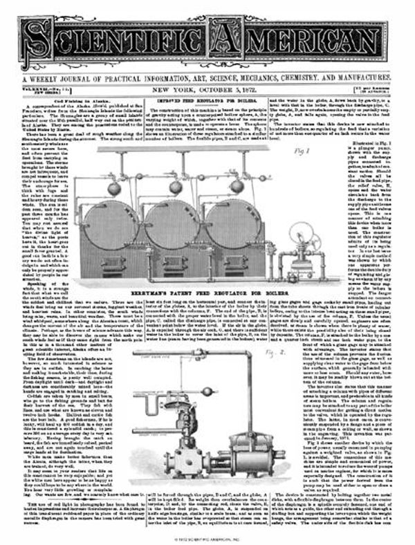 Scientific American Magazine Vol 27 Issue 14