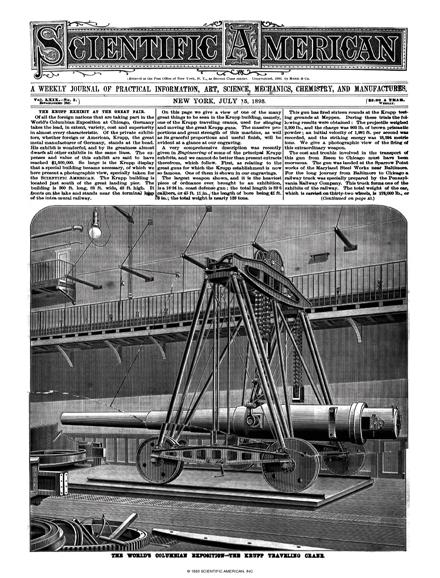 Scientific American Magazine Vol 69 Issue 3