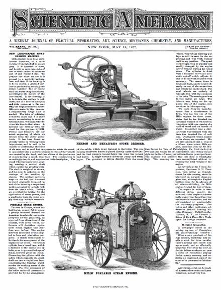 Scientific American Magazine Vol 36 Issue 20