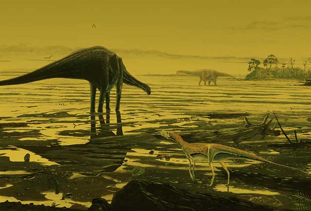 An Ancient Nessie? Long-Neck Dinos Once Prowled Scottish Lagoon -  Scientific American