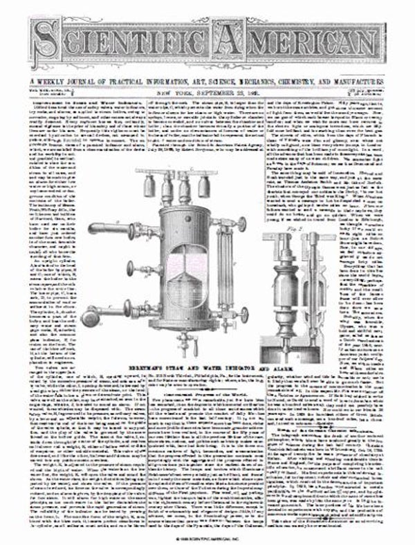 Scientific American Magazine Vol 19 Issue 13