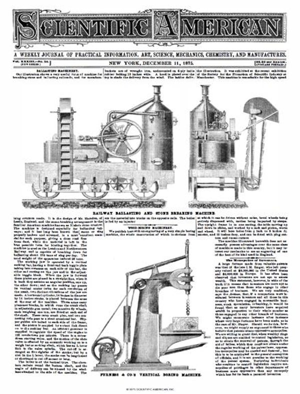 Scientific American Magazine Vol 33 Issue 24