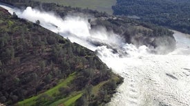 Giant Model Mimics Damaged Dam Spillway